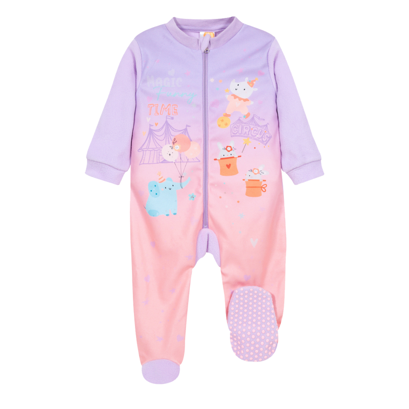 PIJAMA BEBÉ NIÑA POLAR ENTERO MAGIC LILA H2O WEAR - 1