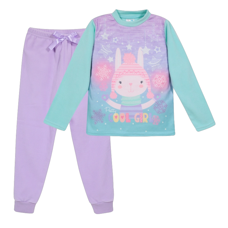 PIJAMA NIÑA H2O WEAR LILA POLAR COOL GIRL - 1