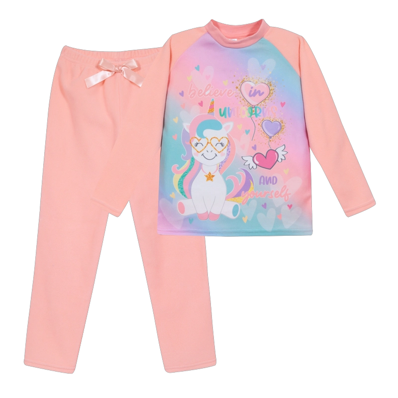 PIJAMA NIÑA POLAR H2O WEAR CORAL - 1