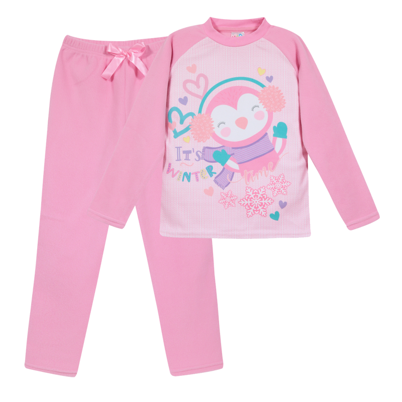 PIJAMA NIÑA POLAR H2O WEAR FUCSIA - 1