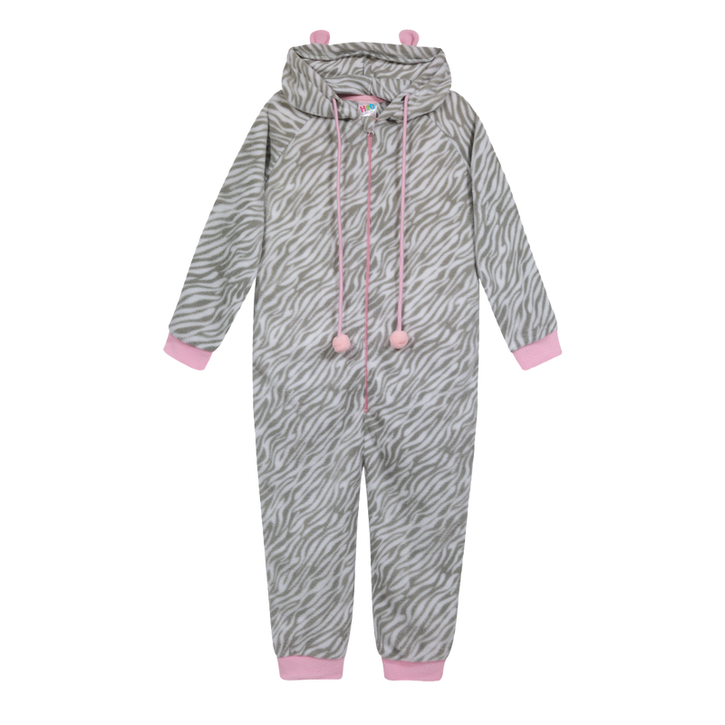 PIJAMA NIÑA H2O WEAR GRIS POLAR ESTAMPADO - 1