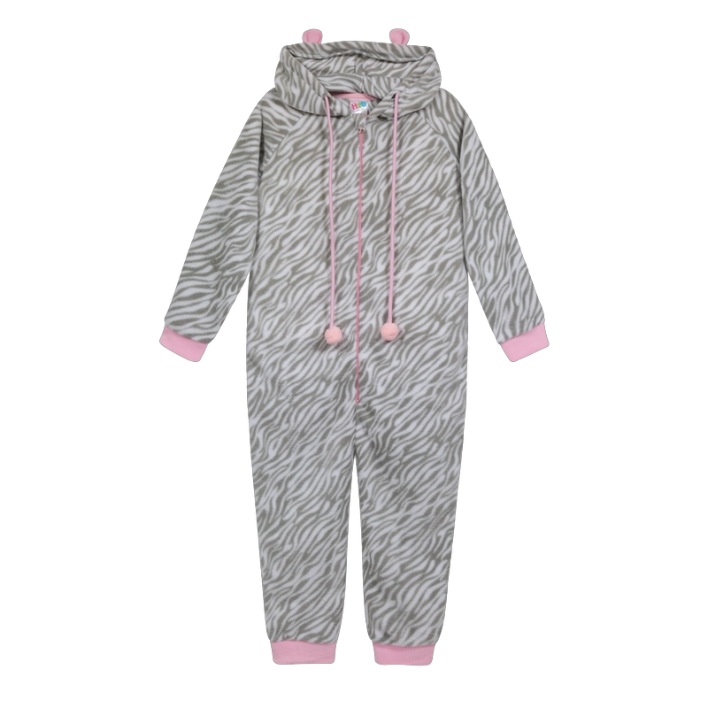 PIJAMA NIÑA H2O WEAR GRIS POLAR ESTAMPADO - 1