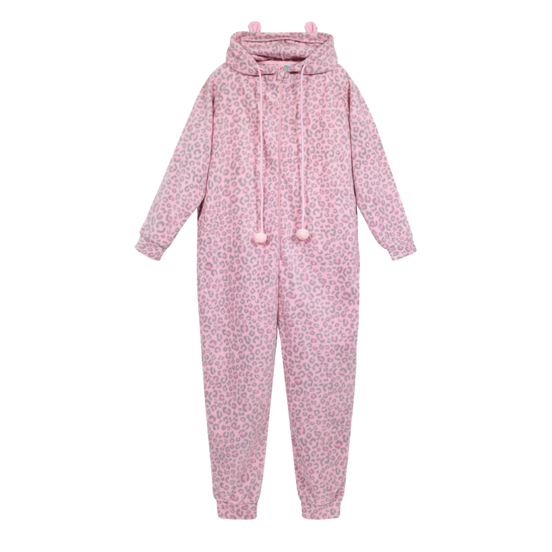PIJAMA NIÑA H2O WEAR ROSA TEENS POLAR ENTERO - 1