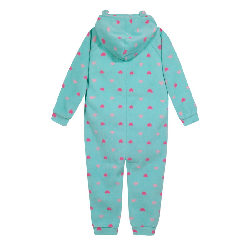 PIJAMA TEENS NIÑA POLAR ENTERO H2O WEAR CELESTE - 2