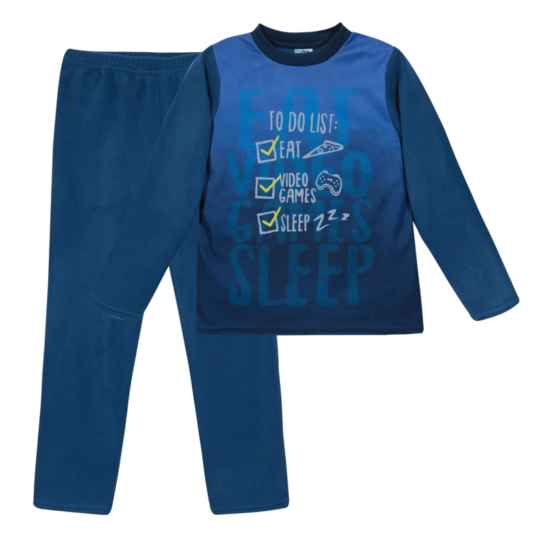 PIJAMA NIÑO POLAR  H2O WEAR AZUL - 1