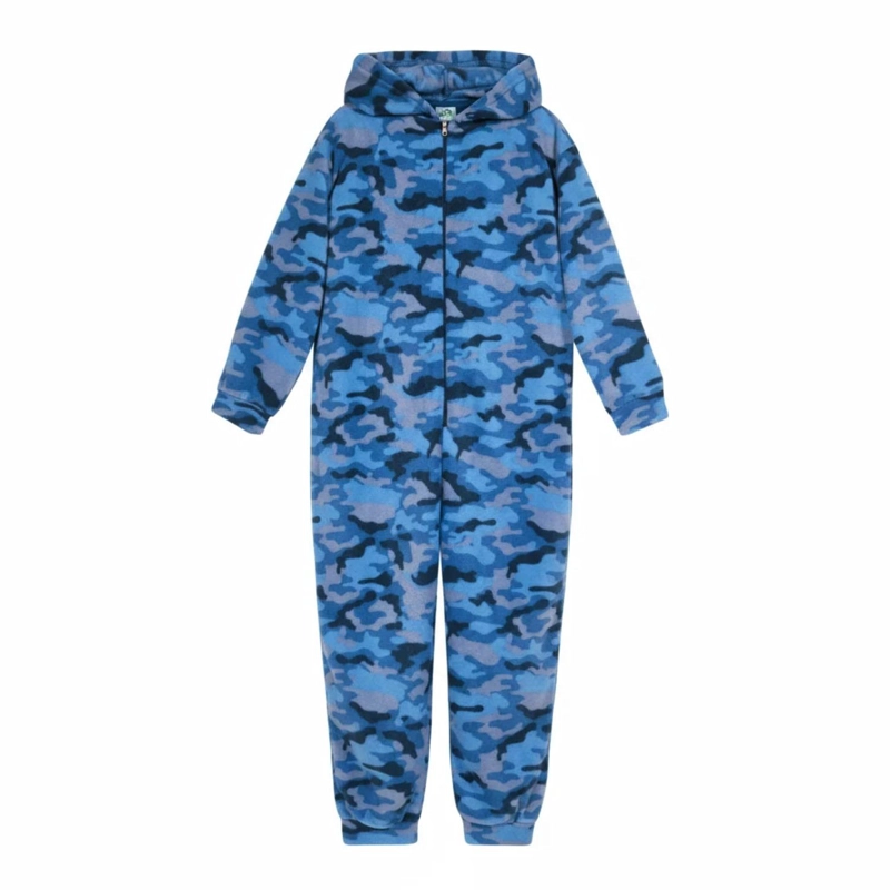 PIJAMA NIÑO POLAR CAMUFLAJE H2O WEAR AZUL - 3