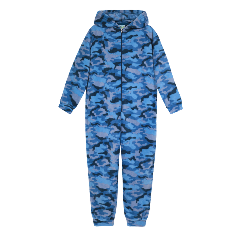 PIJAMA TEENS NIÑO POLAR CAMUFLAJE H2O WEAR AZUL - 1