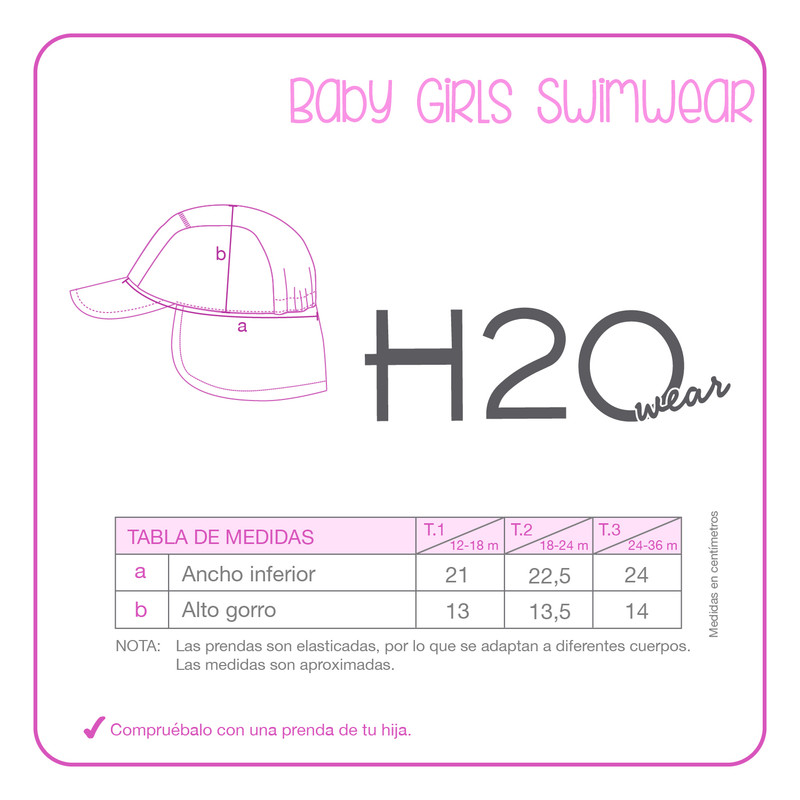 JOCKEY BEBE NIÑA H2O WEAR ROSA UV30 - 4