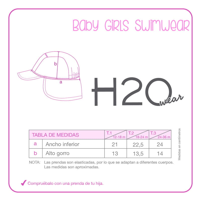 JOCKEY BEBE NIÑA H2O WEAR ROSA UV30 - 4