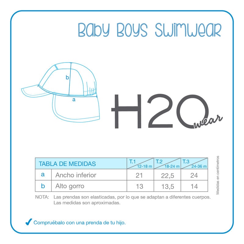 JOCKEY BEBE NIÑO H2O WEAR AZUL UV 50 - 3