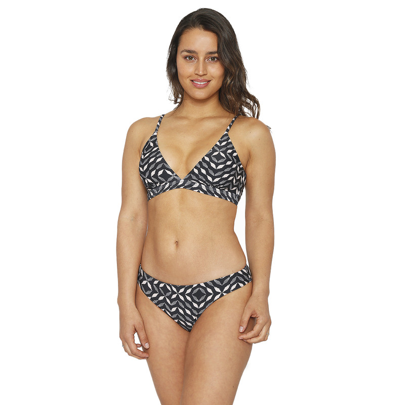 TRAJE DE BAÑO MUJER H2O WEAR BIKINI TRIANGULO BANDA GRIS OSCURO - 6