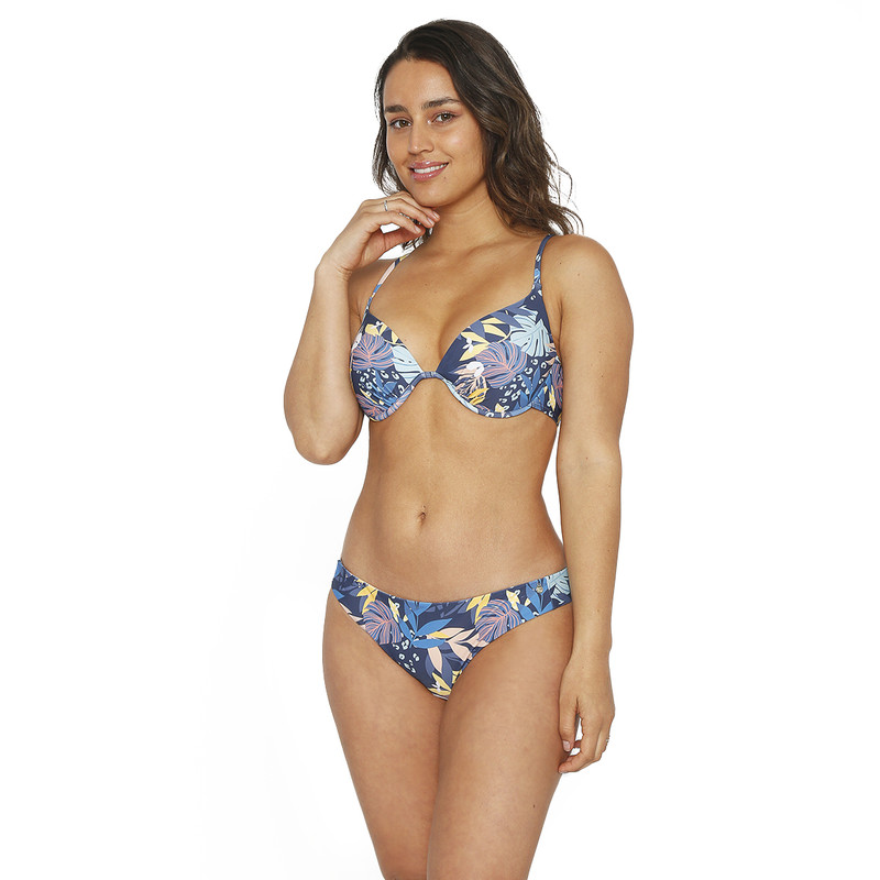 TRAJE DE BAÑO MUJER H2O WEAR BIKINI COPA ESTAMPADO AZUL MARINO - 2