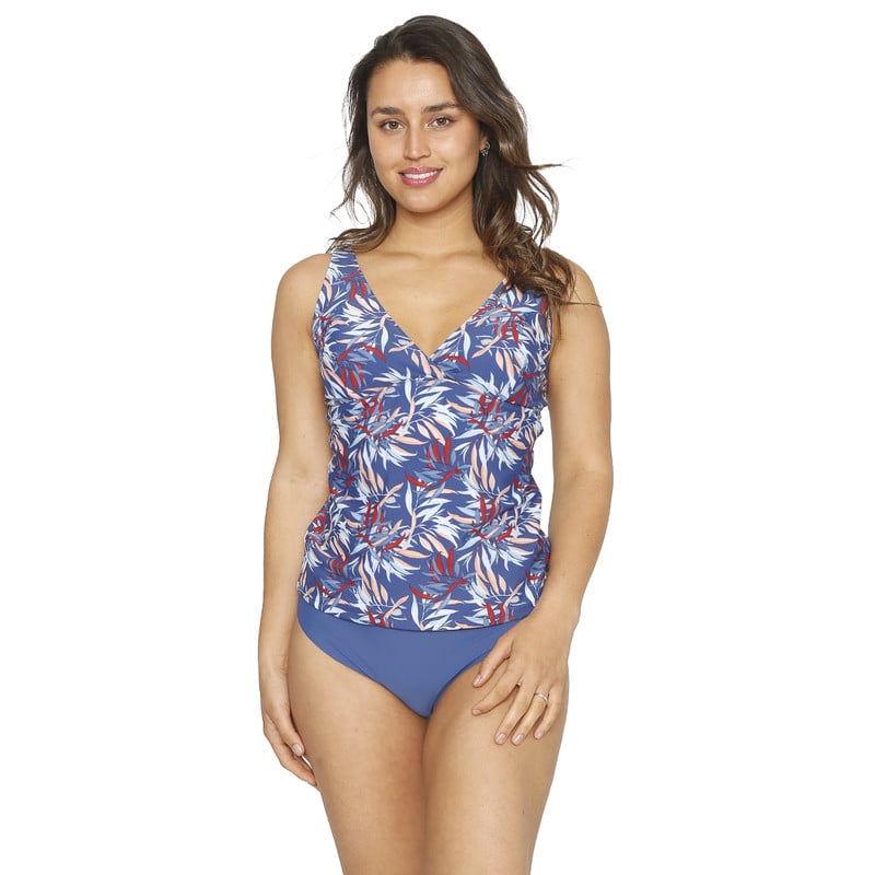 TRAJE DE BAÑO TANKINI MUJER CONTROL H2O WEAR HALTER AZUL - 7