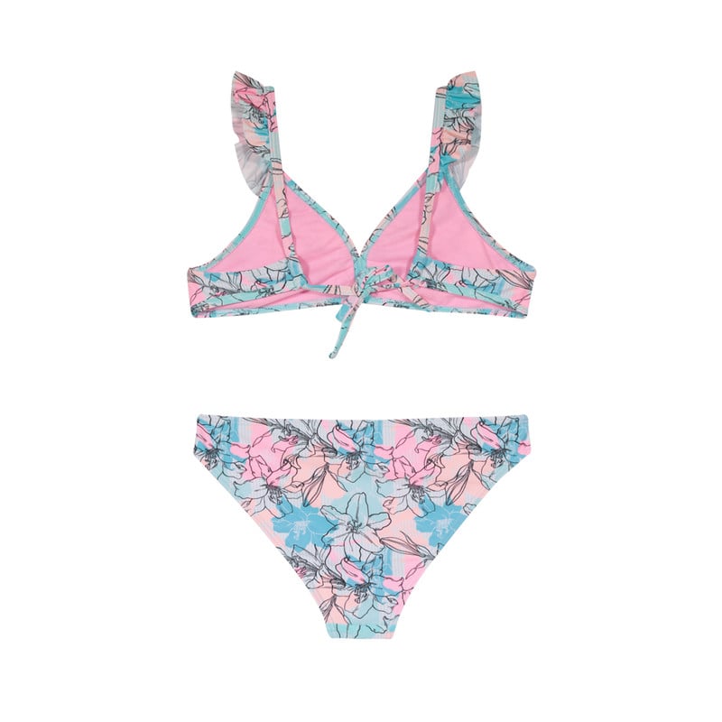 TRAJE DE BAÑO TEENS NIÑA BIKINI UV30+ H2O WEAR CORAL - 2