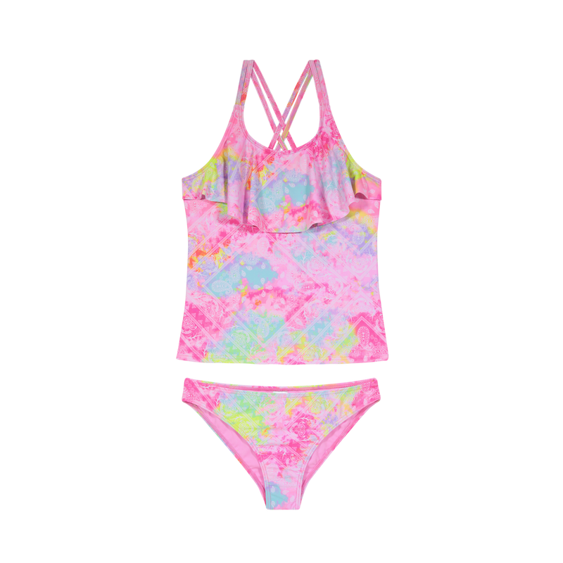 TRAJE DE BAÑO TEENS NIÑA TANKINI UV30+ H2O WEAR - 1