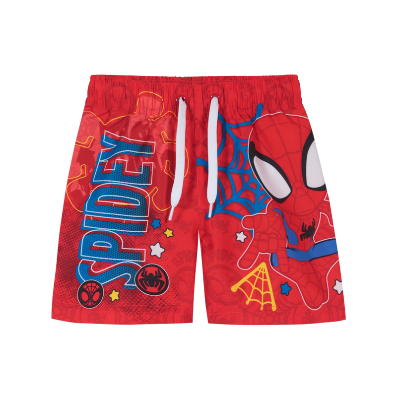 TRAJE DE BAÑO BEBE NIÑO SHORT DISNEY ROJO SPIDEY - 1