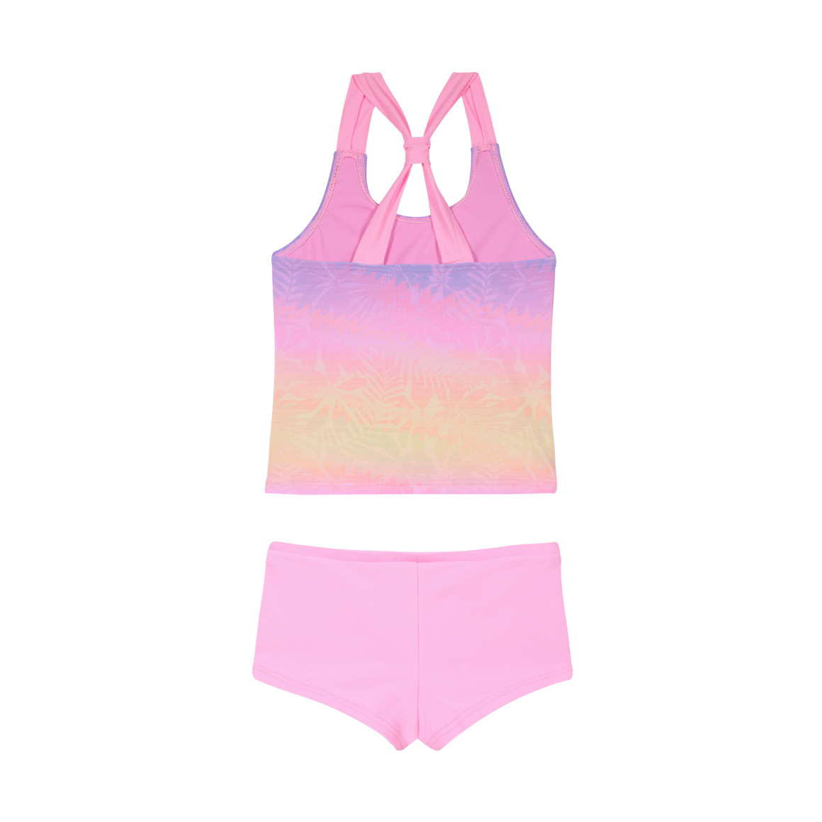 TRAJE DE BAÑO NIÑA TANKINI UV30+ H2O WEAR ROSADO - 2