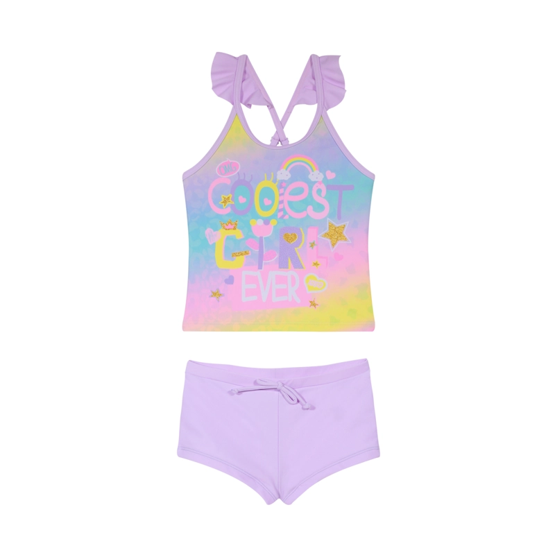 TRAJE DE BAÑO NIÑA TANKINI UV30+ H2O WEAR LILA - 1