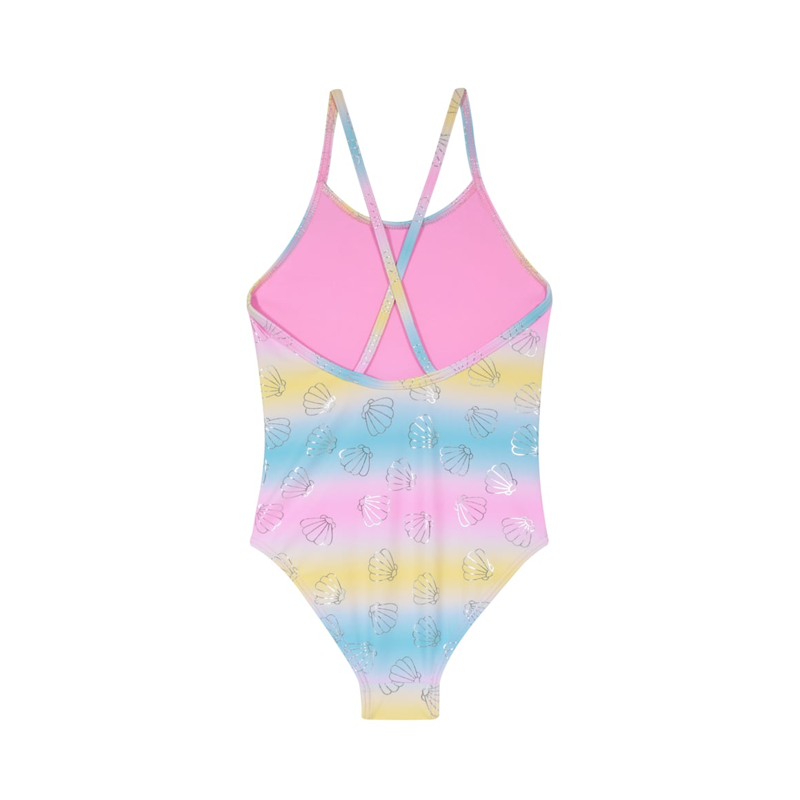 TRAJE DE BAÑO NIÑA H2O WEAR TURQUESA ENTERO CRUZADO ENTERO UV30+ - 2