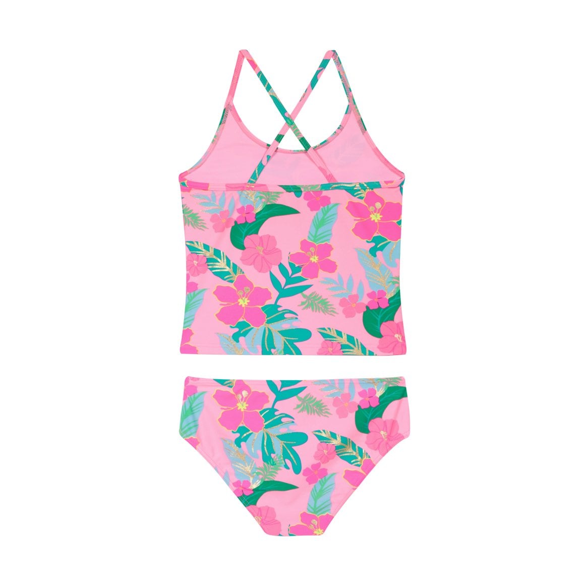TRAJE DE BAÑO NIÑA TANKINI UV30+ H2O WEAR CORAL - 2