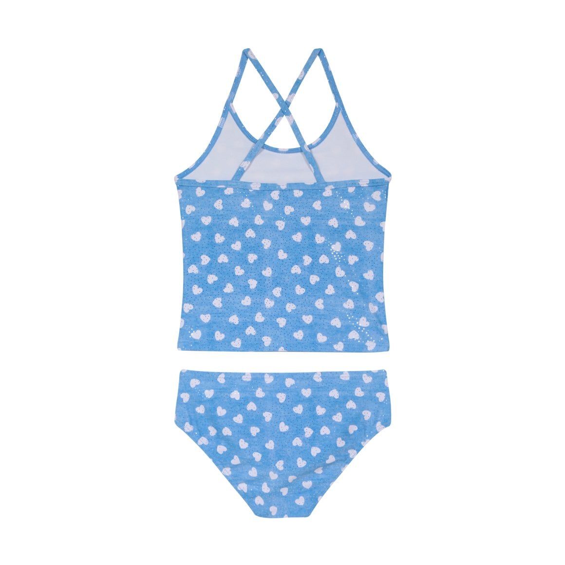 TRAJE DE BAÑO NIÑA TANKINI UV30+ H2O WEAR CELESTE - 2