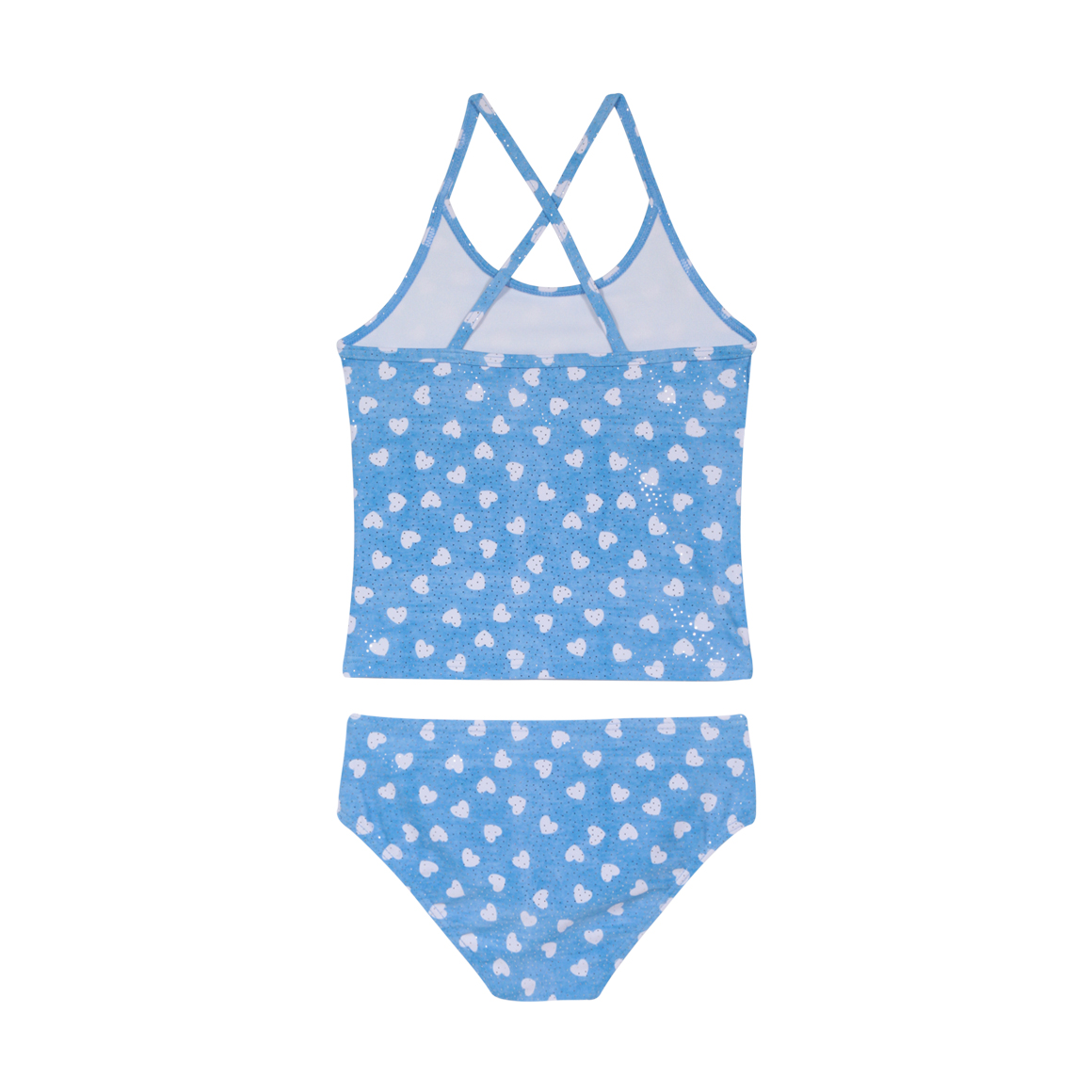 TRAJE DE BAÑO NIÑA TANKINI UV30+ H2O WEAR CELESTE - 2