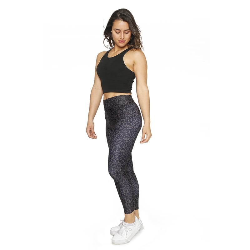 CALZA LEGGING MUJER H2O WEAR CAFÉ CON PRETINA JAGUAR - 3