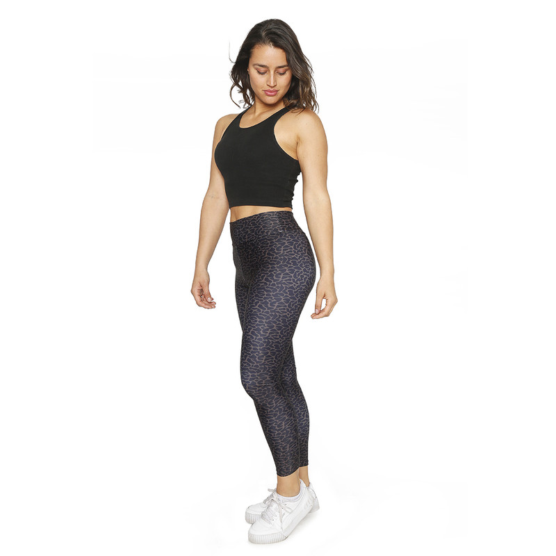 CALZA LEGGING MUJER H2O WEAR CAFÉ CON PRETINA JAGUAR - 3