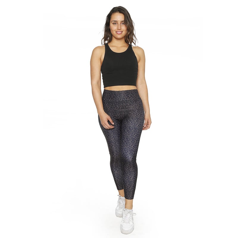 CALZA LEGGING MUJER H2O WEAR CAFÉ CON PRETINA JAGUAR - 6