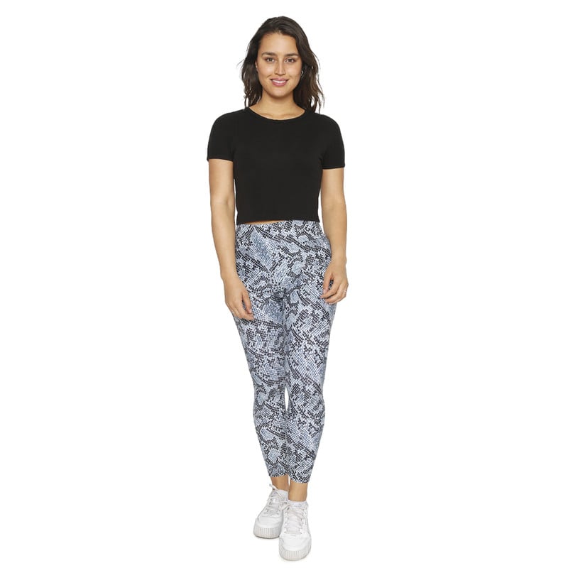 CALZA LEGGING MUJER H2O WEAR CELESTE CON PRETINA PITHON - 3