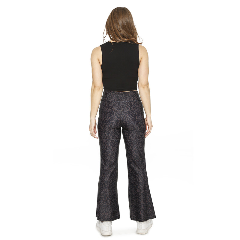 CALZA MUJER H2O WEAR CAFÉ FLARE CON PRETINA JAGUAR - 2