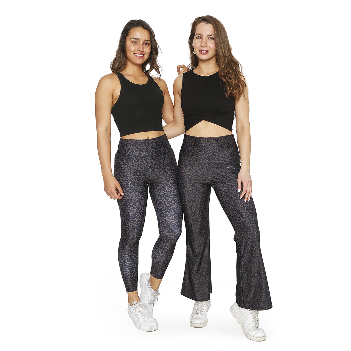 CALZA MUJER H2O WEAR CAFÉ FLARE CON PRETINA JAGUAR - 7