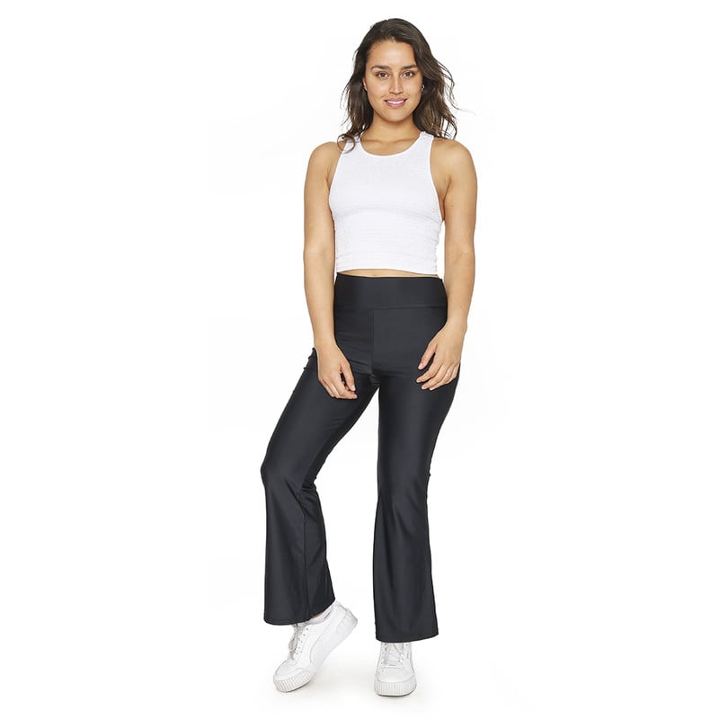CALZA MUJER H2O WEAR NEGRA FLARE CON PRETINA - 3