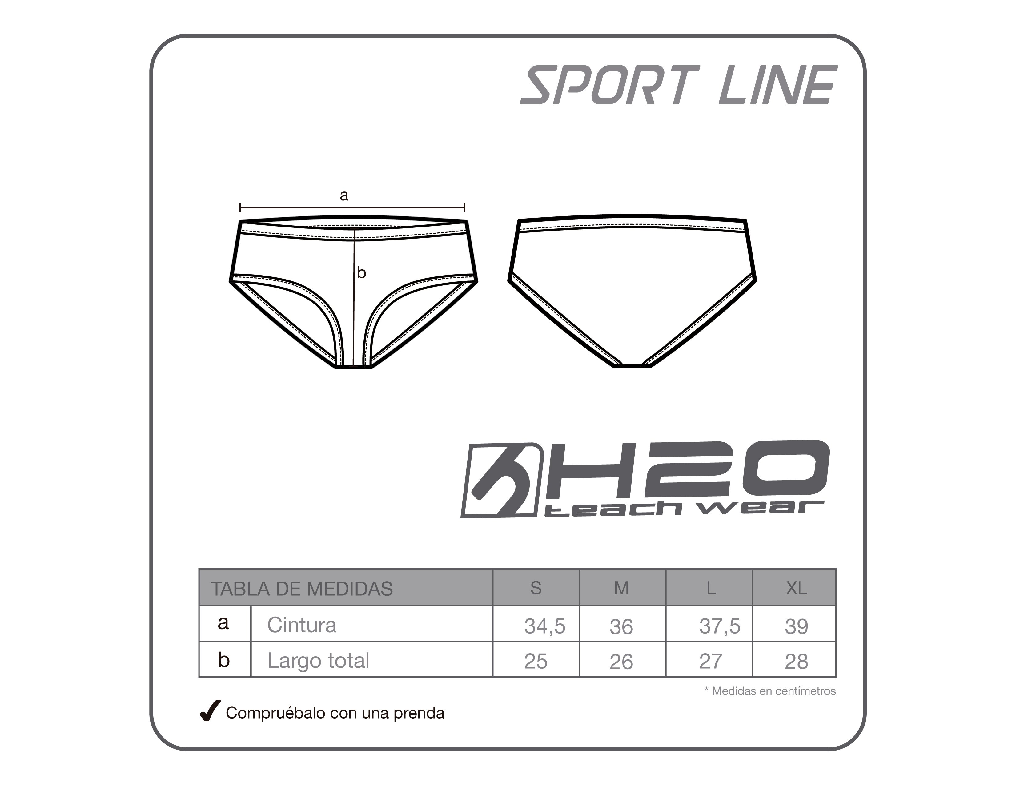 SUNGA HOMBRE H2O WEAR NEGRO - 4