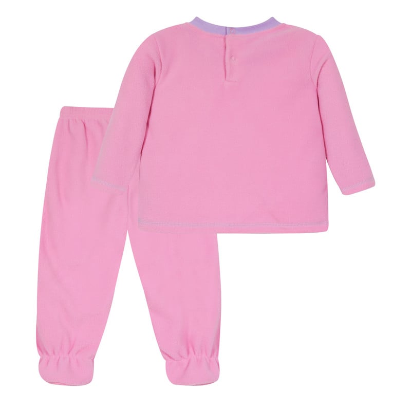 PIJAMA NIÑA H2O WEAR ROSADO BEBÉ CONJUNTO POLAR SUSTENTABLE - 2