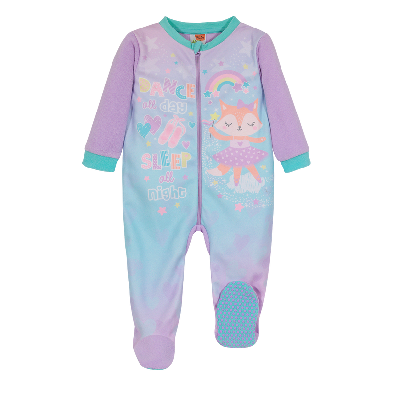 PIJAMA NIÑA H2O WEAR LILA BEBÉ ENTERO POLAR SUSTENTABLE - 1