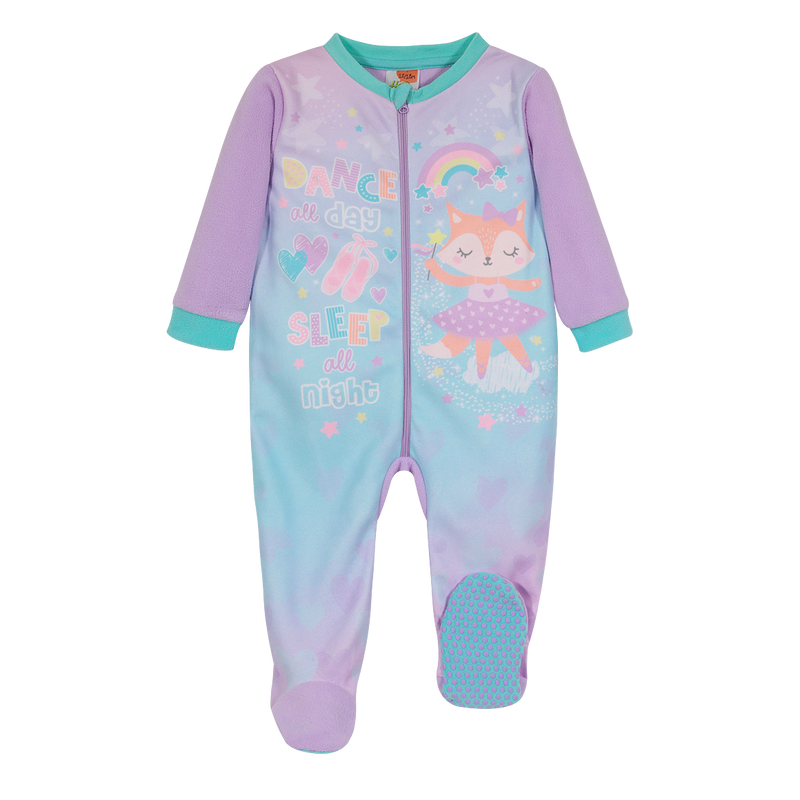 PIJAMA NIÑA H2O WEAR LILA BEBÉ ENTERO POLAR SUSTENTABLE - 1
