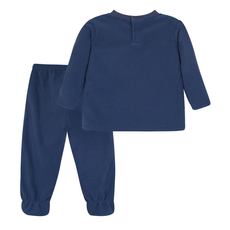 PIJAMA BEBÉ NIÑO CONJUNTO POLAR SUSTENTABLE AZUL - 2