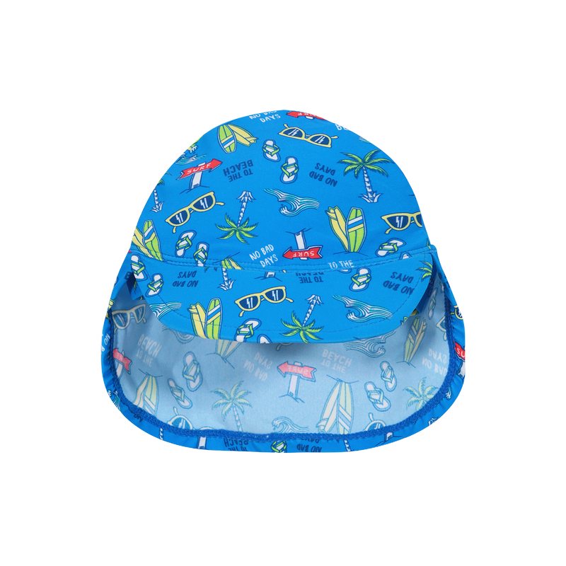 GORRO JOCKEY NIÑO H2O WEAR TURQUESA UV 50+ PARA BEBE - 1