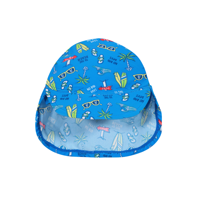 GORRO JOCKEY NIÑO H2O WEAR TURQUESA UV 50+ PARA BEBE - 1