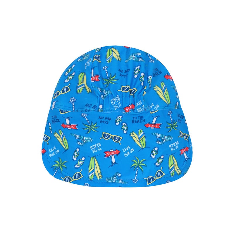 GORRO JOCKEY NIÑO H2O WEAR TURQUESA UV 50+ PARA BEBE - 2