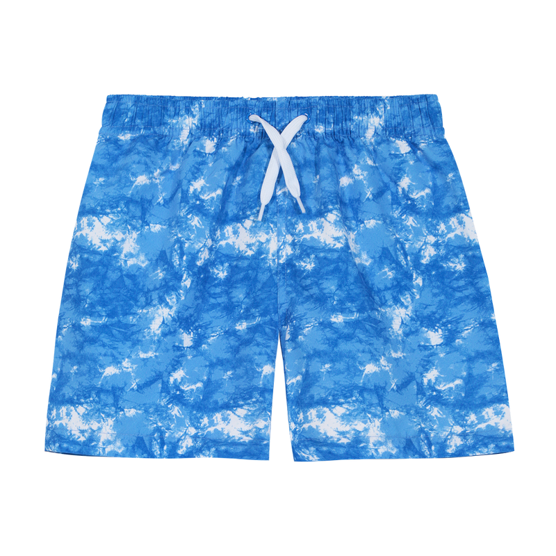 TRAJE DE BAÑO NIÑO H2O WEAR CELESTE SHORT ESTAMPADO - 1