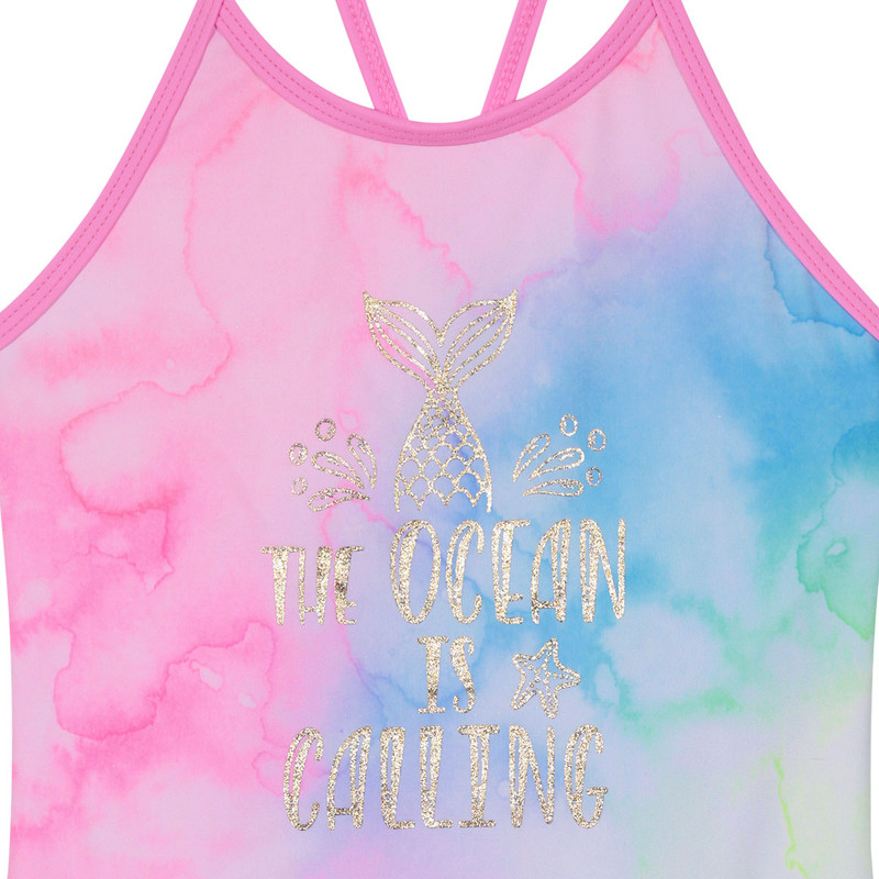 TRAJE DE BAÑO NIÑA H2O WEAR ROSADO ENTERO UV30+ FOLIA - 3