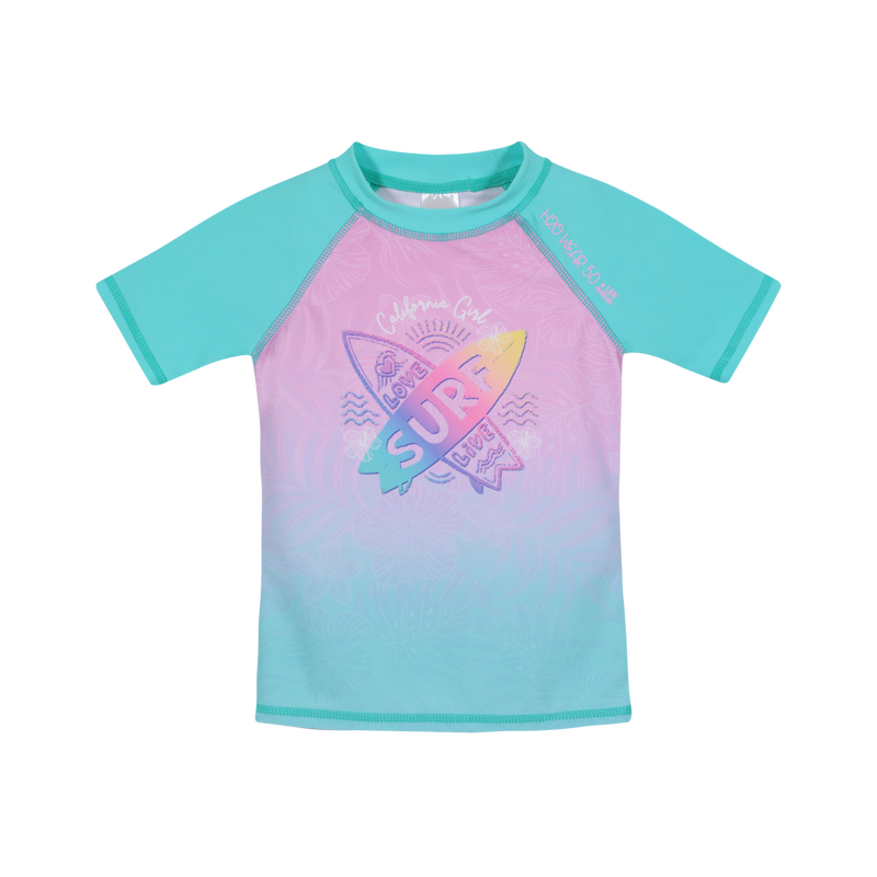 POLERA NIÑA H2O WEAR VERDE UV50+ M/CORTA - 1