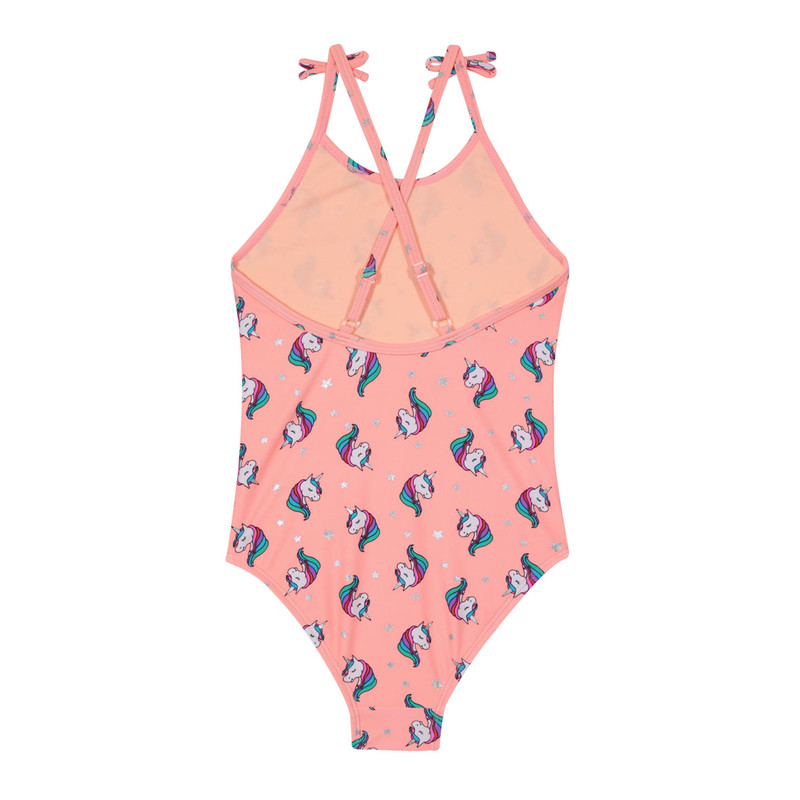 TRAJE DE BAÑO NIÑA H2O WEAR CORAL ENTERO UV30+ FOLIA - 2