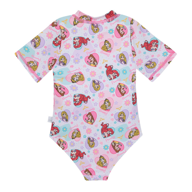TRAJE DE BAÑO BEBE NIÑA DISNEY BLANCO ENTERO PRINCESA M/CORTA - 2