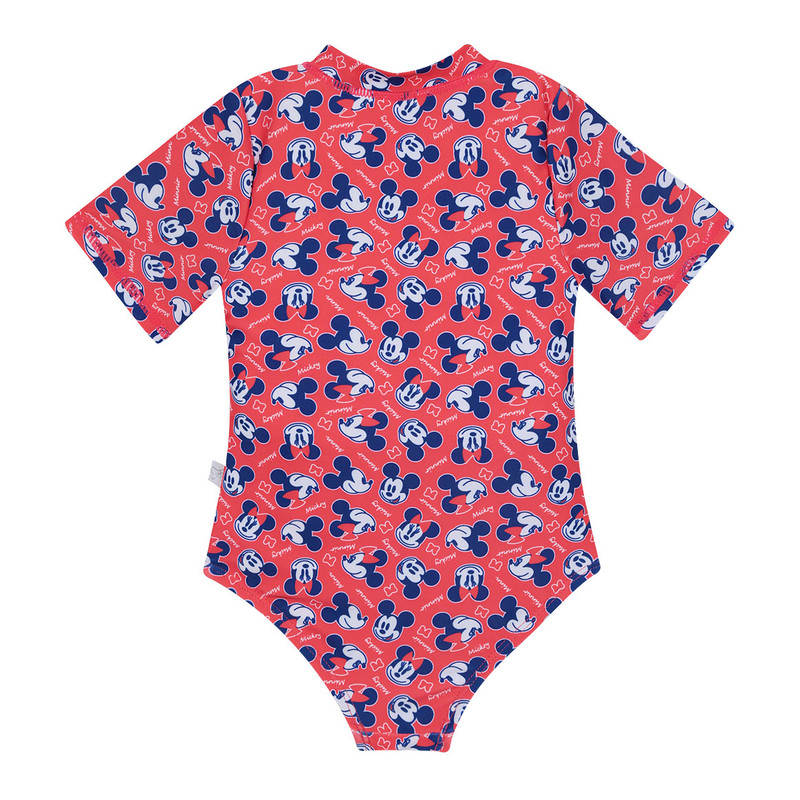 TRAJE DE BAÑO BEBE NIÑA DISNEY ROJO ENTERO UV50+ MINNIE M/CORTA - 2