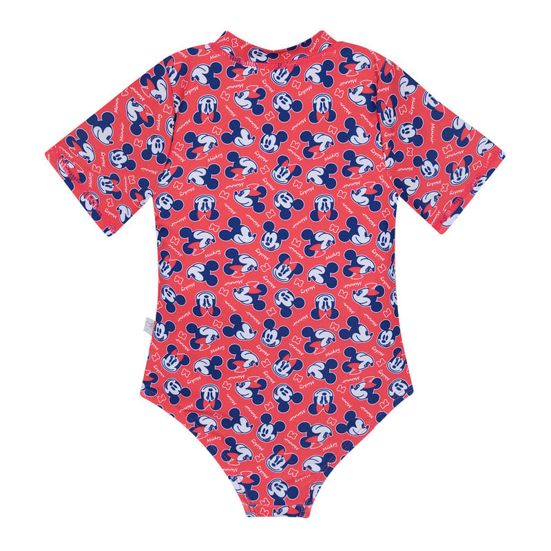 TRAJE DE BAÑO BEBE NIÑA DISNEY ROJO ENTERO UV50+ MINNIE M/CORTA - 2