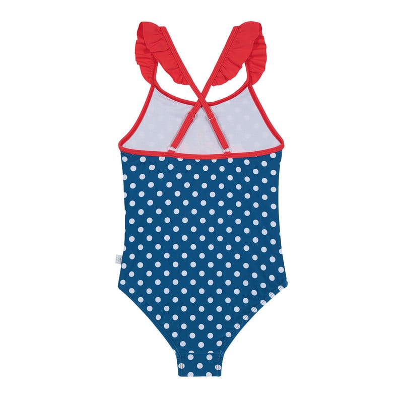 TRAJE DE BAÑO NIÑA DISNEY AZUL ENTERO MINNIE C/VUELOS - 2