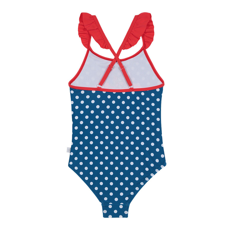 TRAJE DE BAÑO NIÑA DISNEY AZUL ENTERO MINNIE C/VUELOS - 2
